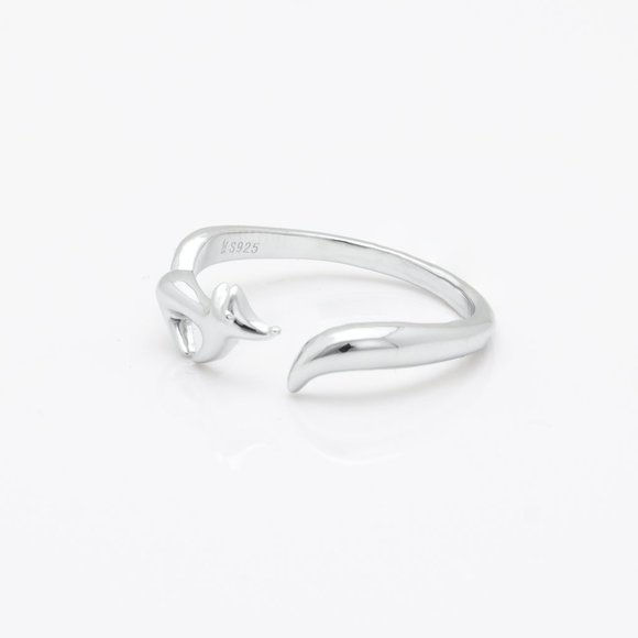 Fox Ring Sterling Silver - Picture 2 of 3